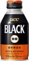 [クーポンで50％OFF] UCC BLACK無糖 DEEP & HOT AROMA 缶コーヒー 275g×24本